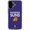 NBA Phoenix Suns Standard - Purple iPhone 16 Clear Case